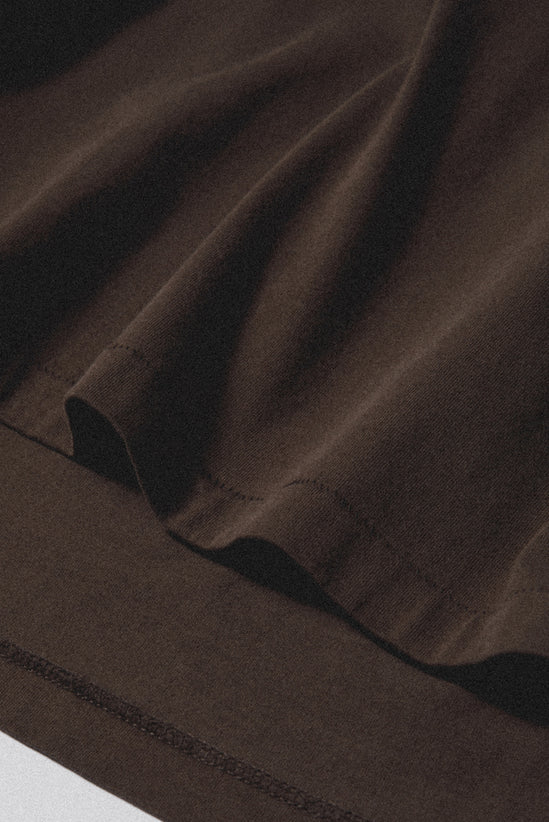 Brown Oversized T - Shirt