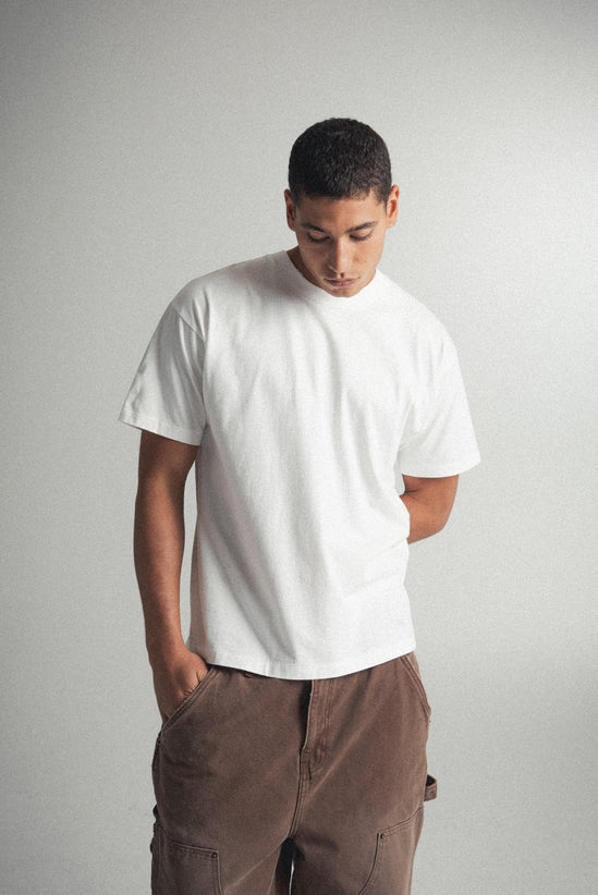 Oversize White Cotton T-shirt