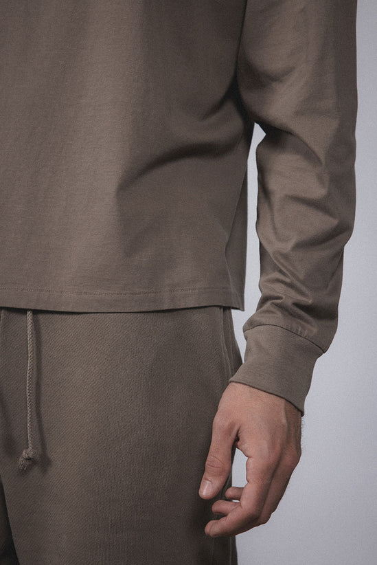 VINTAGE BROWN LS TEE