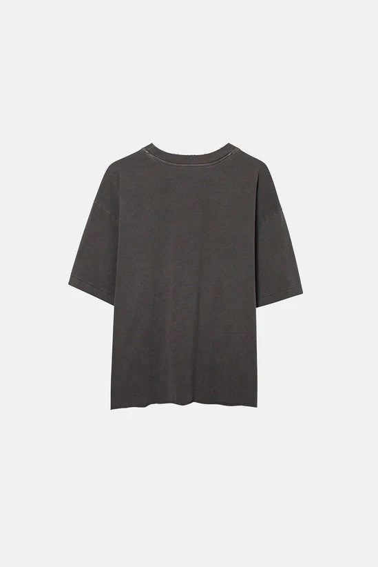 Oversized Vintage Grey Cotton T-shirt
