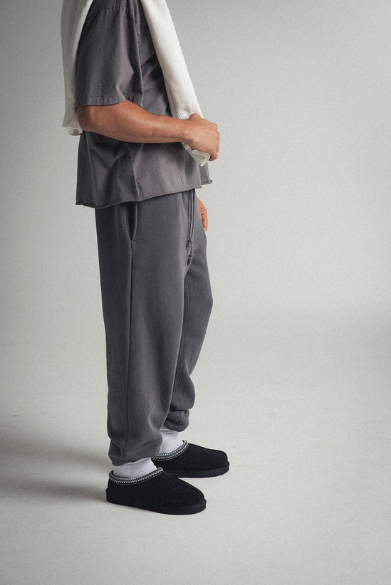 Oversized Vintage Grey Cotton T-shirt