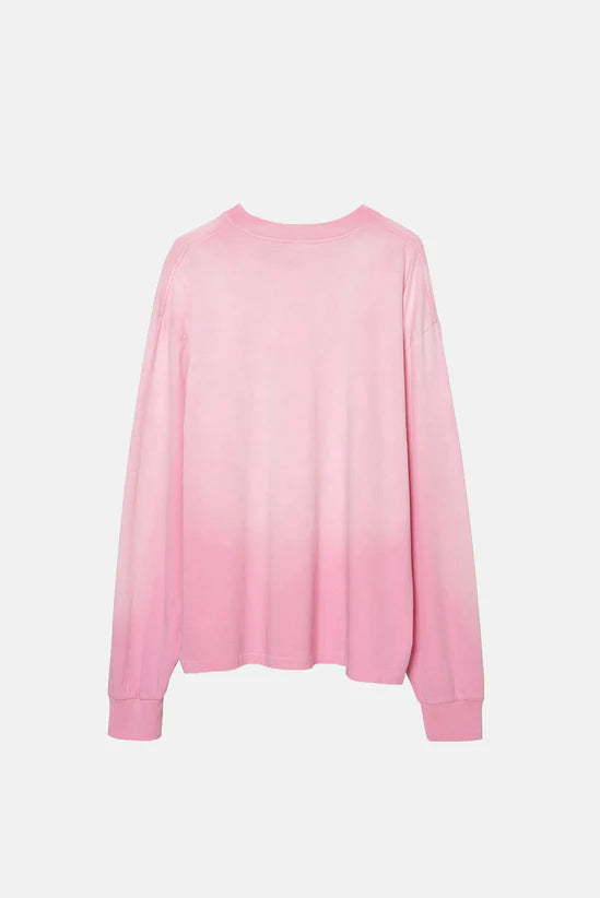 SUN FADED PINK LS TEE