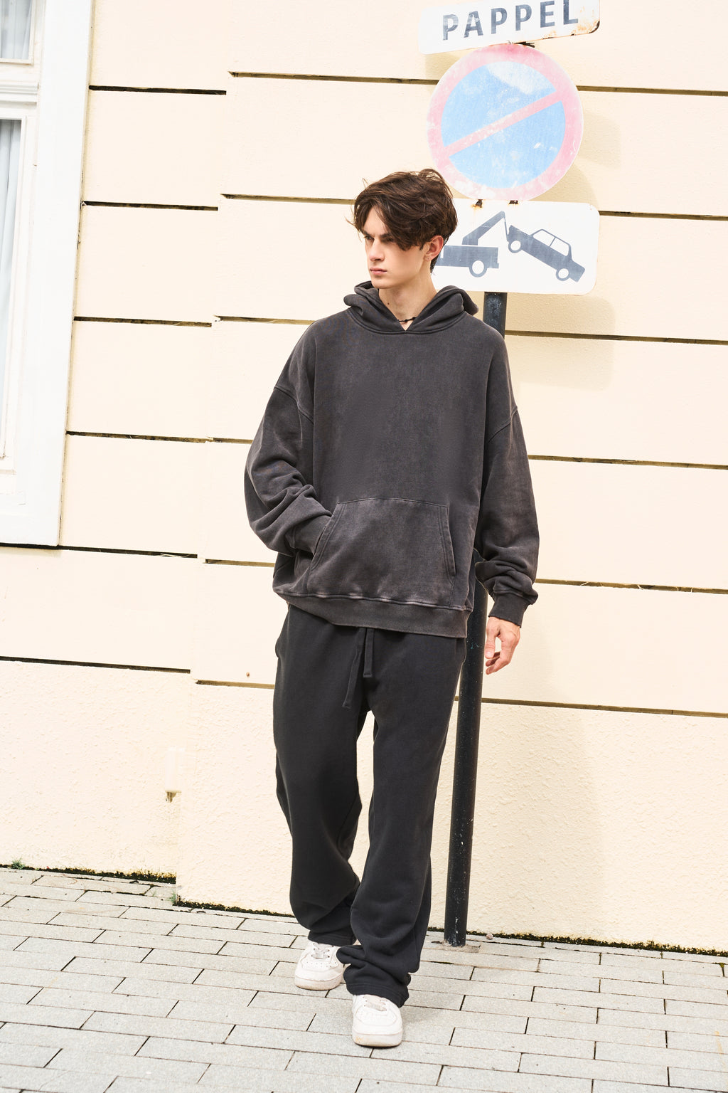 Men's Oversized Black Sweatpants